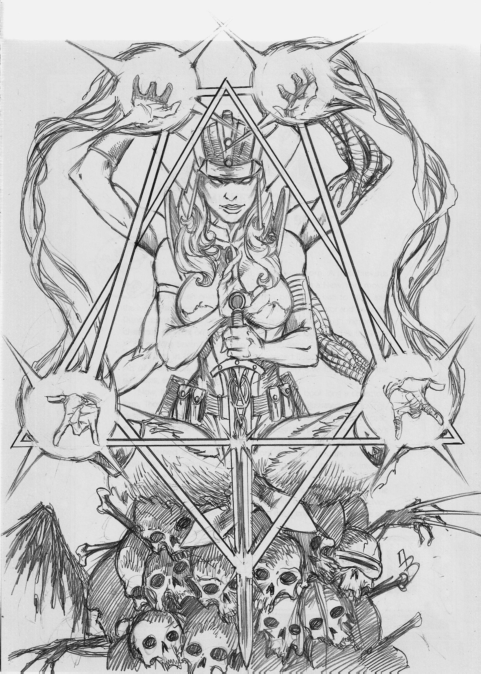 1662x2329 Spiral Ll Comission Sketch By Adrianohq - Spiral Sketch