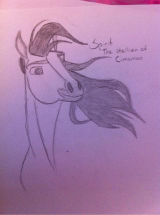 320x429 Finaly A Little Time To Draw) This Is Spirit - Spirit Horse Sketches
