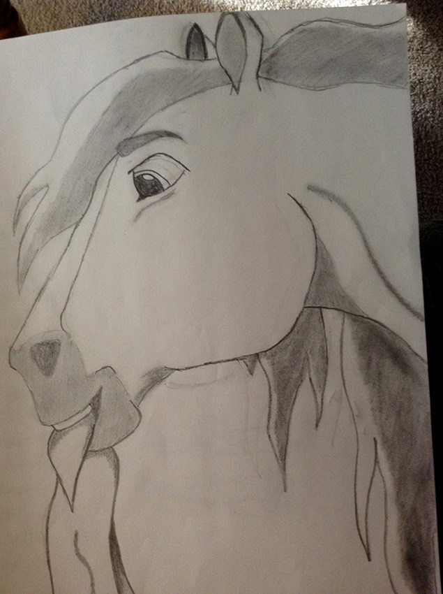 635x850 Spirit Stallion Of The Cimarron By Jessica, Age 14. Art. Kid - Spirit Stallion Of The Cimarron Sketches