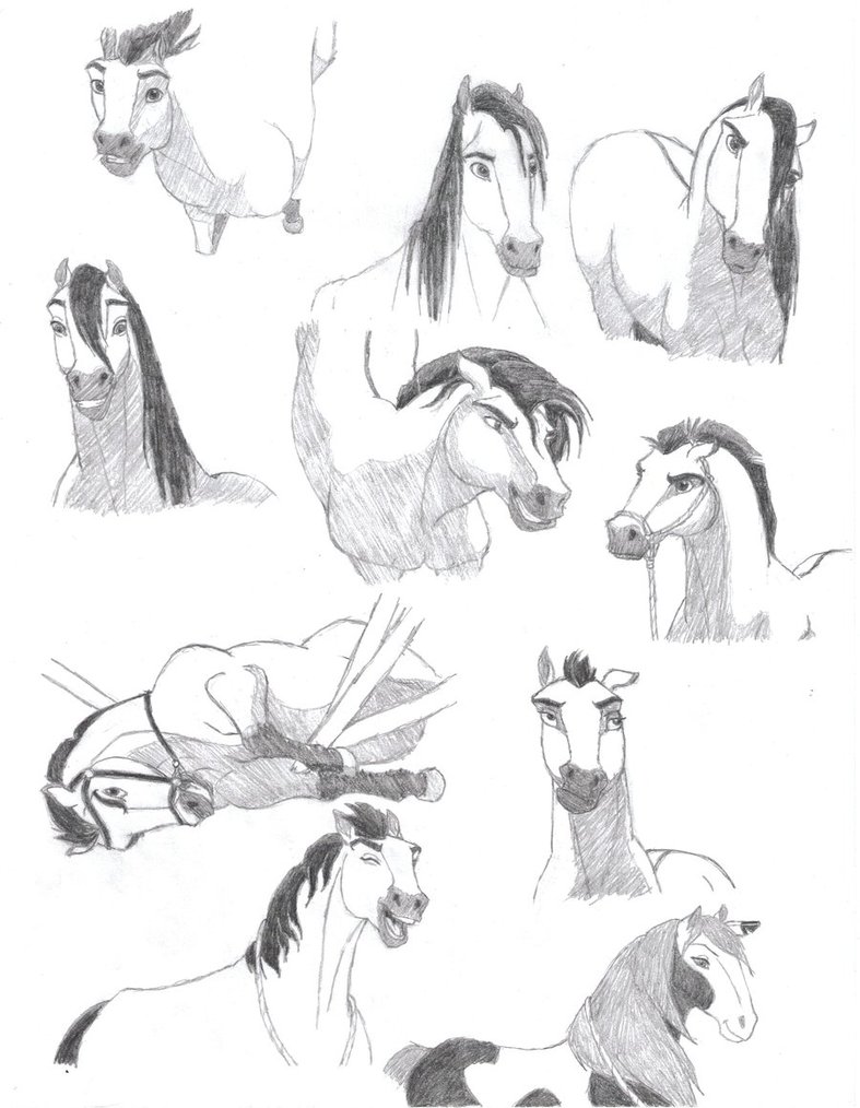 787x1014 Spirit Stallion Of The Cimarron Part 1 By Blood Runs Thick On - Spirit Stallion Of The Cimarron Sketches