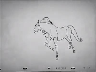 400x300 Spirit Stallion Of The Cimarron Pencil Test By James Baxter - Spirit Stallion Of The Cimarron Sketches