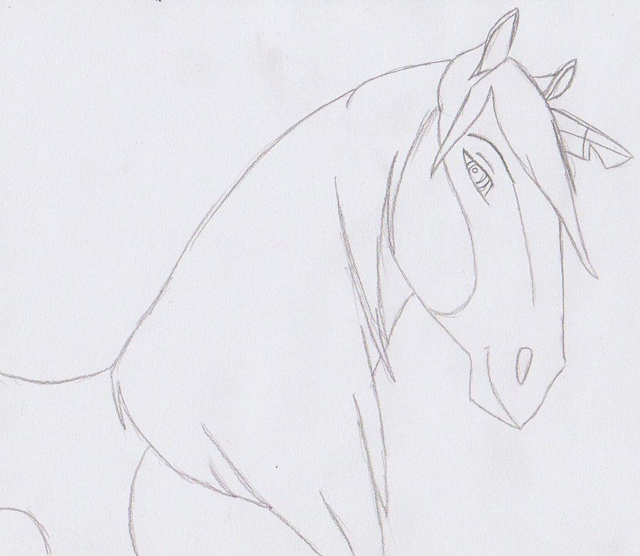 900x782 A Little Drawing Of Rain From An Awesome Animated Movie Spirit - Spirit Stallion Of The Cimarron Sketches