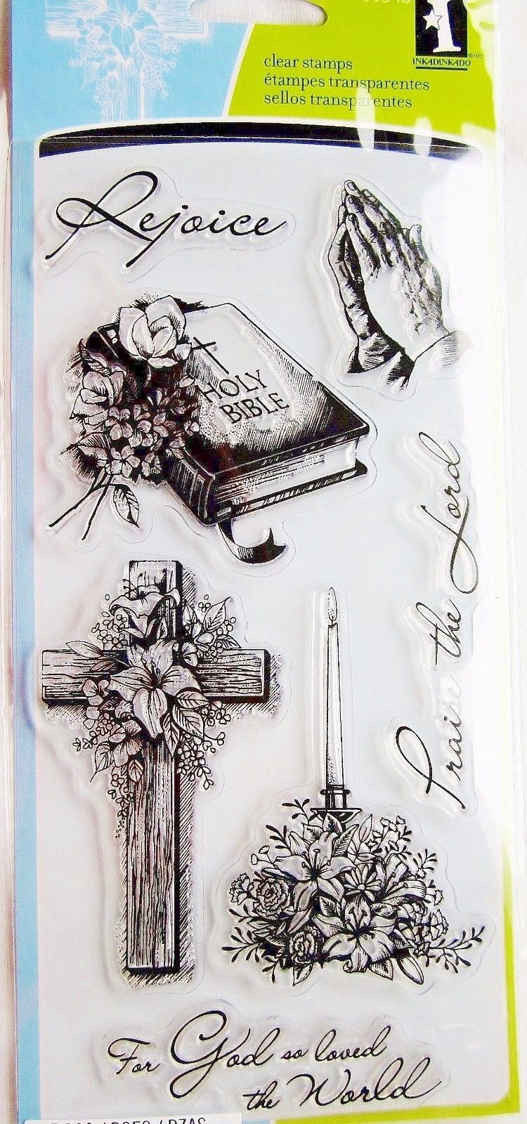 750x1600 Spiritual Sketches Clear Acrylic Bible Jouraling Stamp Set By - Spiritual Sketches