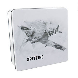 300x300 Spitfire Sketch Square Storage Tin Ebay - Spitfire Sketch