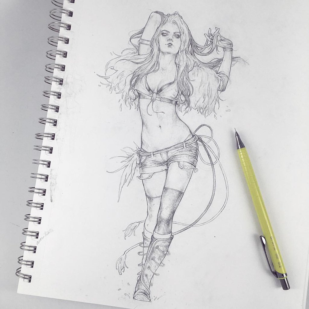 1024x1024 Tracey, The Spitfire Sketch By Tvonn9 - Spitfire Sketch