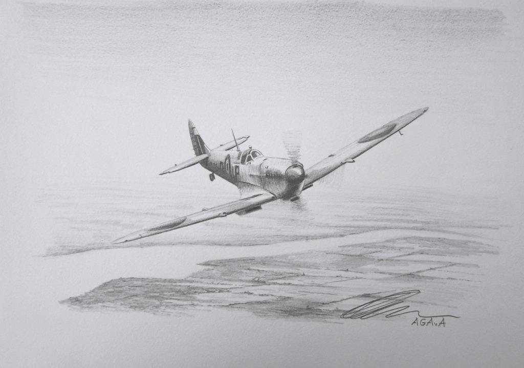 1024x719 Gallery - Spitfire Sketch