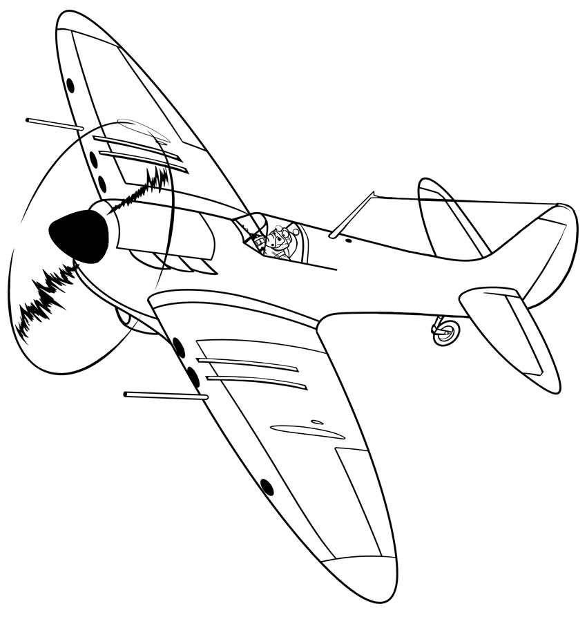 850x893 How To Draw Transport Drawing A Historic Plane From Scratch - Spitfire Sketch