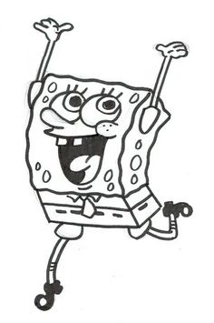 236x355 How To Draw Spongebob And Patrick, Step By Step, Nickelodeon - Spongebob Sketch