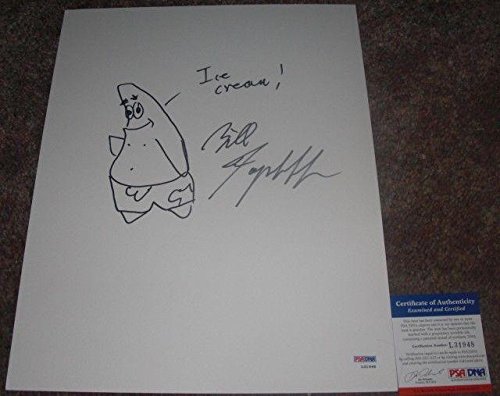 500x396 Rare!! Bill Fagerbakke Patrick 11x14 Spongebob Squarepants Sketch - Spongebob Squarepants Sketch