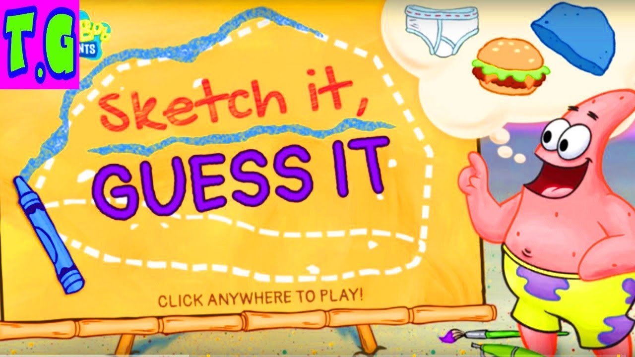 1280x720 Spongebob Squarepants Sketch It, Guess It - Spongebob Squarepants Sketch