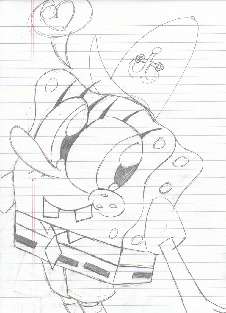 760x1050 Spongebob Squarepants Sketch By Ladylitasparkle - Spongebob Squarepants Sketch