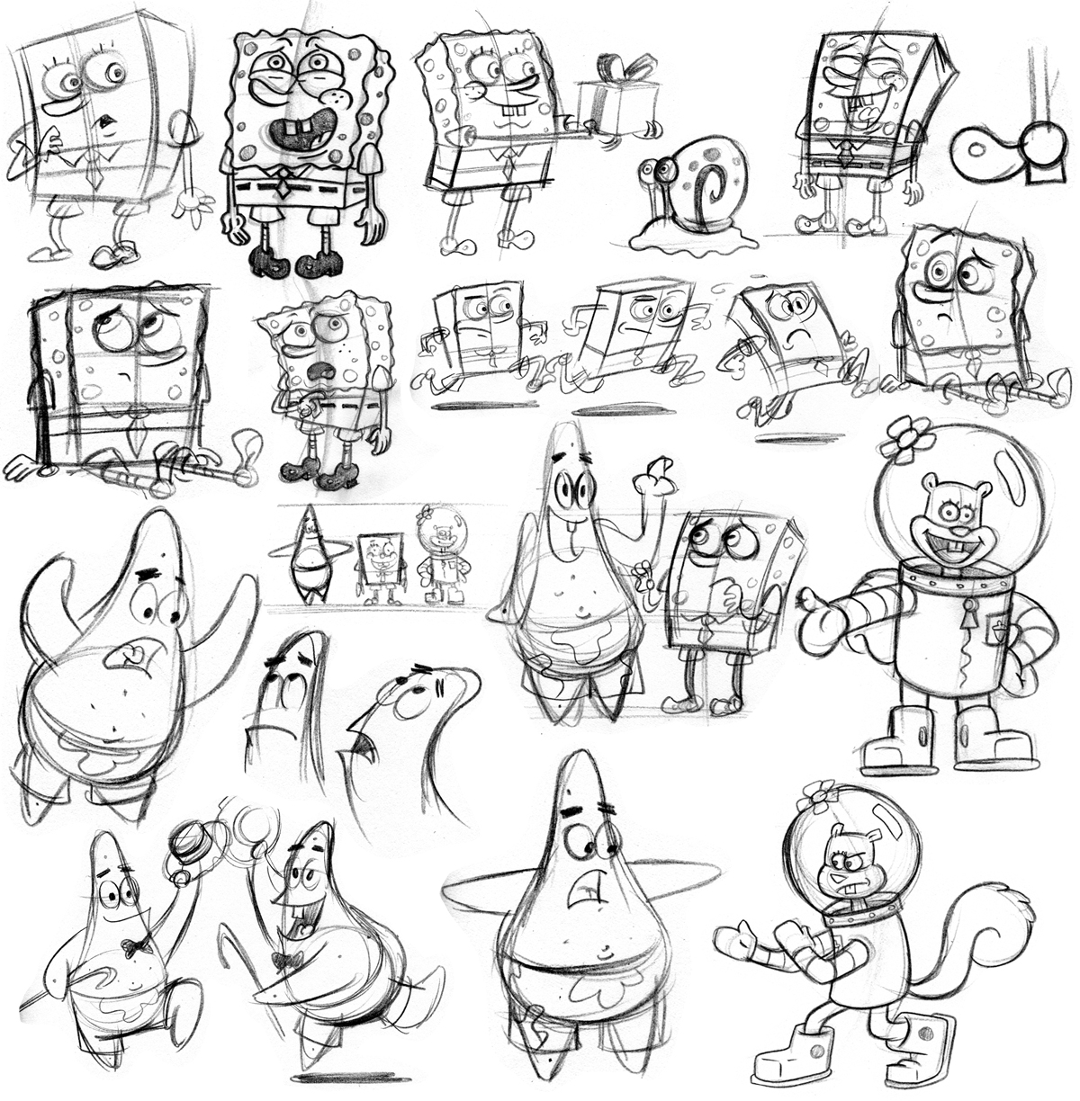 1200x1224 The Lowedown The Official Blog Of Casey Lowe. February 2012 - Spongebob Squarepants Sketch
