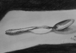 300x210 Spoon 3d Sketch Pencil - Spoon Sketch
