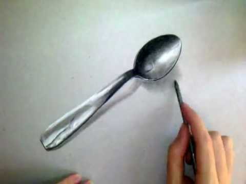 480x360 Spoon Or Drawing - Spoon Sketch