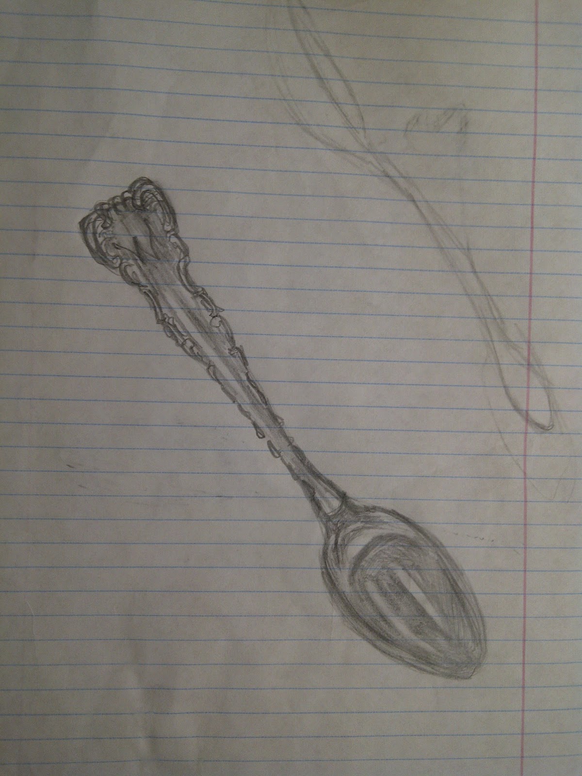 1200x1600 Charlie Gunns Art Blog Spoon Sketches. Final And Rough Copies - Spoon Sketch