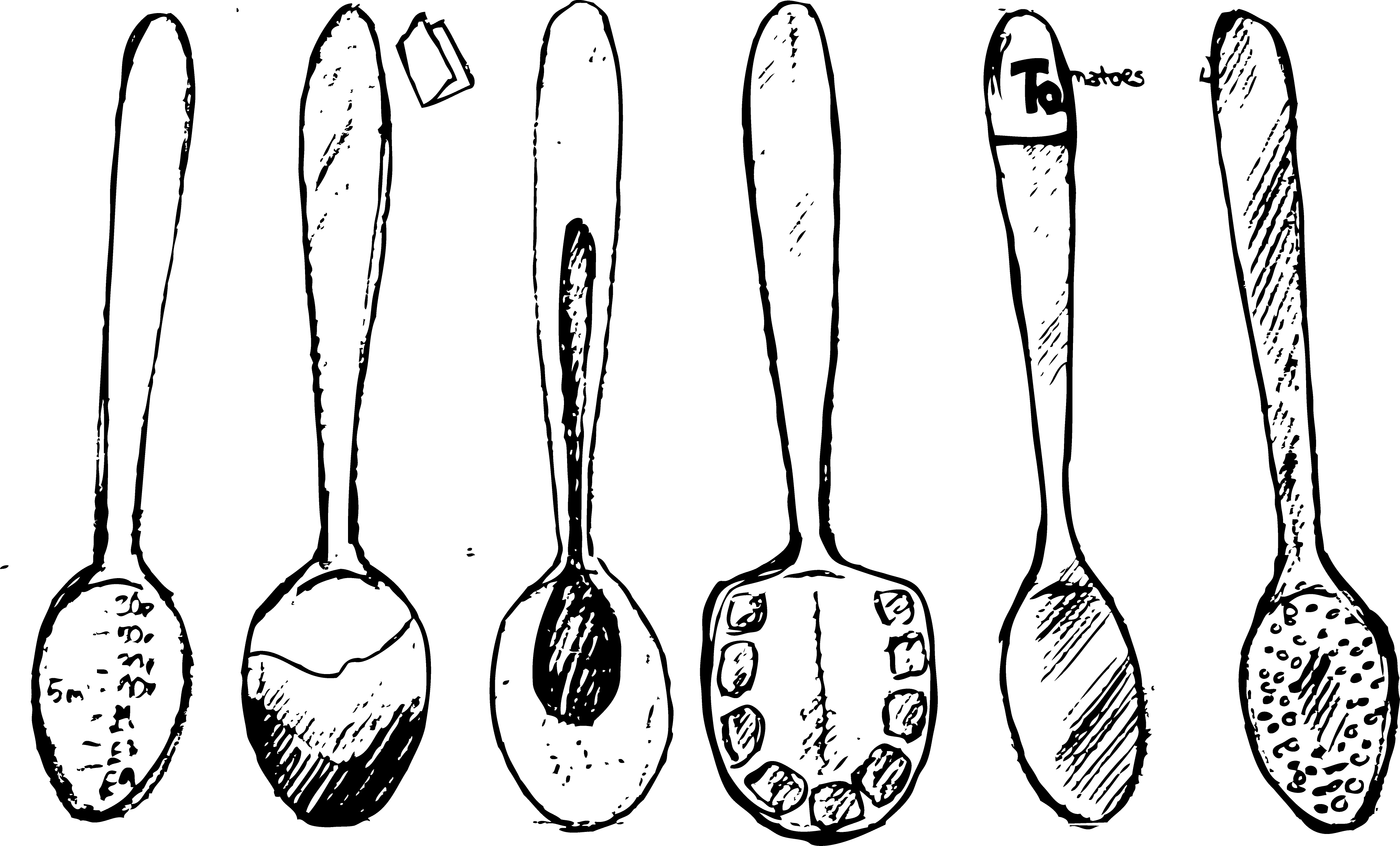 4071x2460 Narrative And Typology Ii Ma Industrial Design 2010 - Spoons Sketch