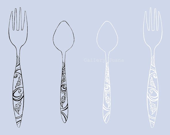 591x469 Gallery Juana - Spoons Sketch