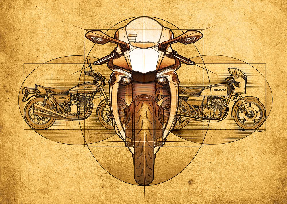 1000x714 Evolution Of The Sportbike Motorcycle Cycle World - Sportbike Sketch