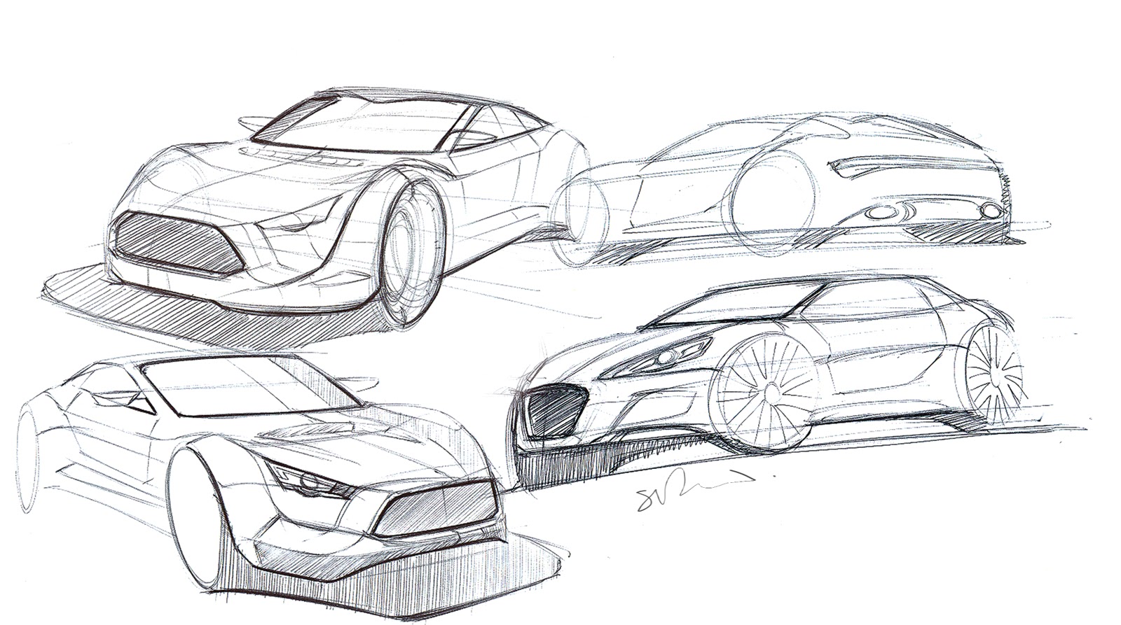 1600x893 Simon Drew Automotive Designer Sports Car Sketches - Sports Car Sketch