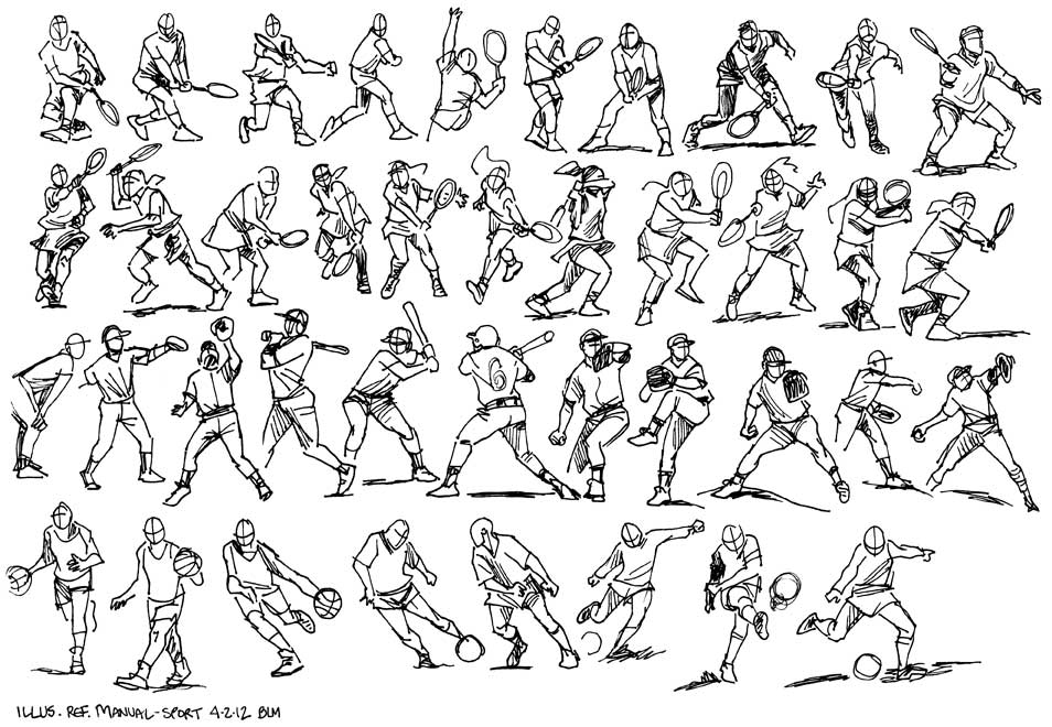 954x660 Drawn Out Days Sports Sketches - Sports Sketches