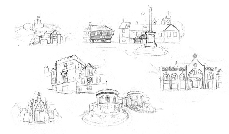 800x467 Tourist Spot In Philippines Drawing - Spot Sketch