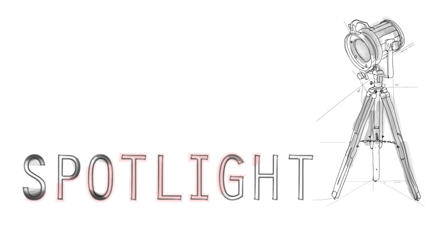 898x465 Logo Design - Spotlight Sketch