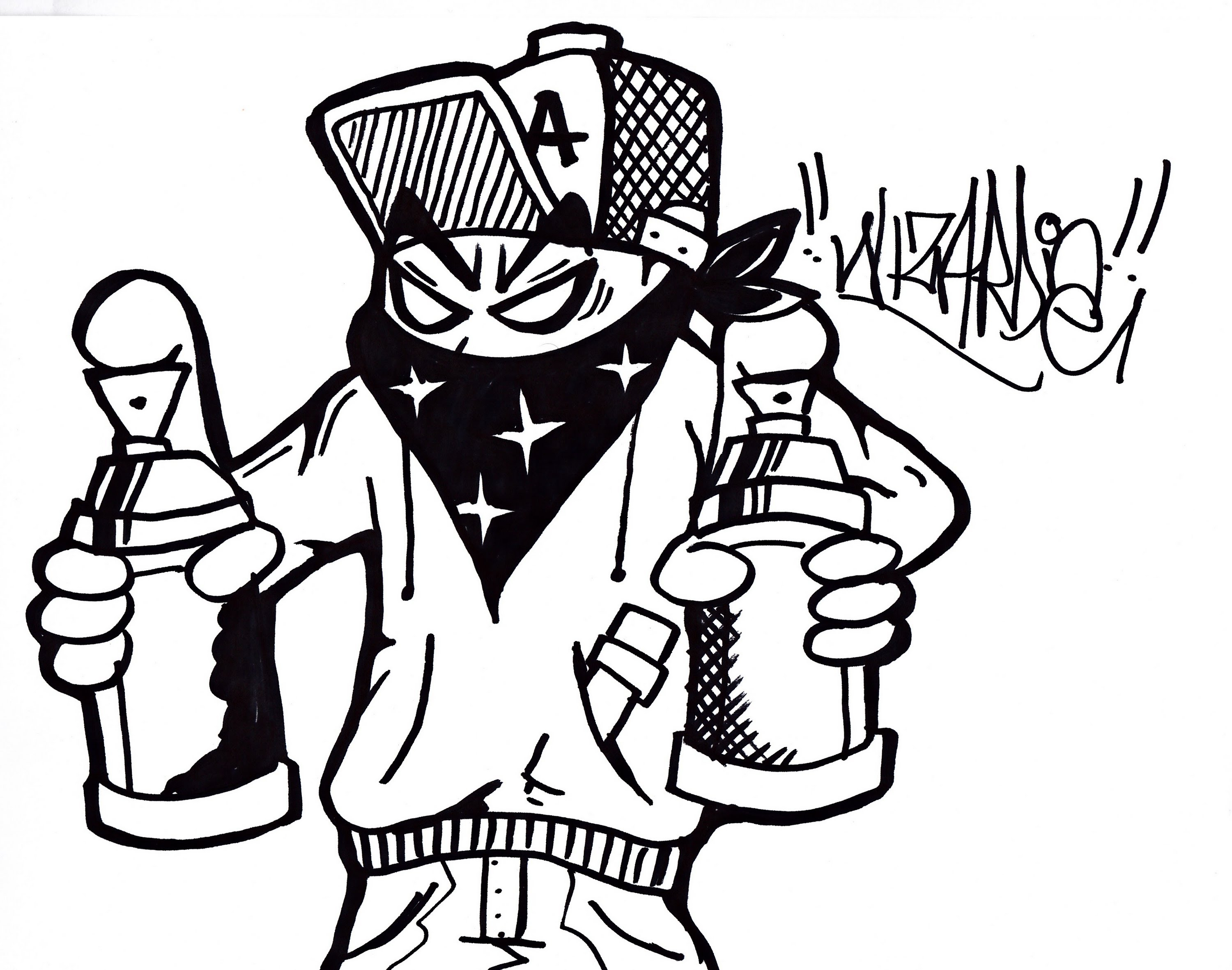 Wizard Graffiti Spray Paint Graffiti Spray Can Drawings Characters - Spray ...