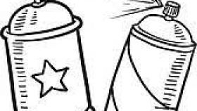 280x158 Clipart Of Paint Cans All About Clipart - Spray Paint Can Sketch