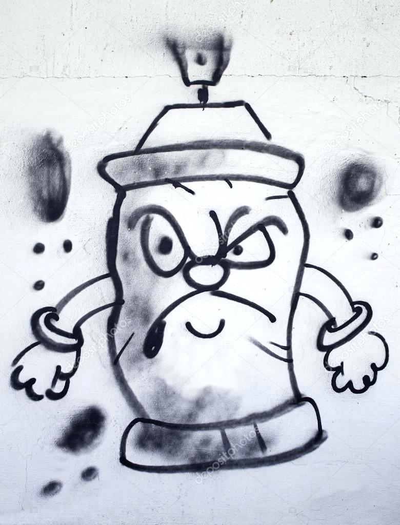 780x1023 Graffiti Spray 3 Spraying Can Art Characters Paint Cool Drawings - Spray Paint Sketch
