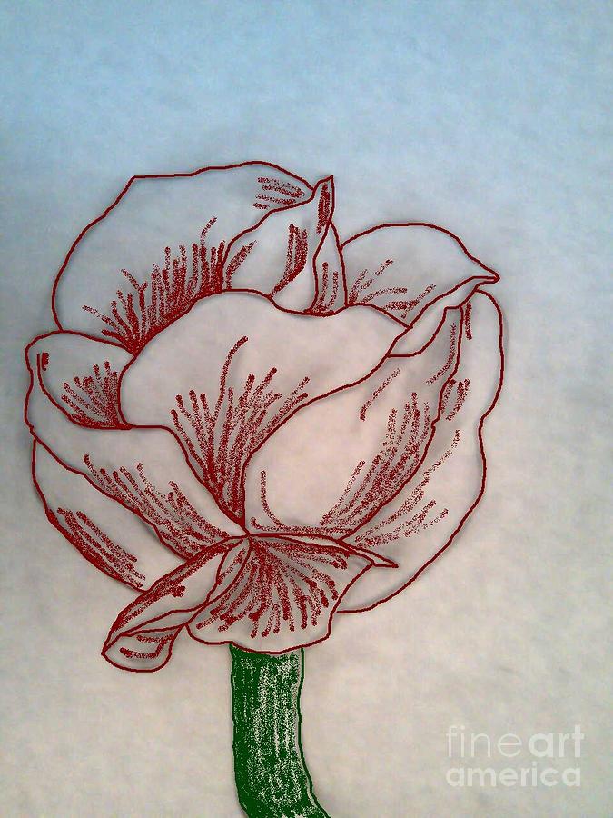 675x900 Spray Paint Rose Drawing By Misty Dempsey - Spray Paint Sketch
