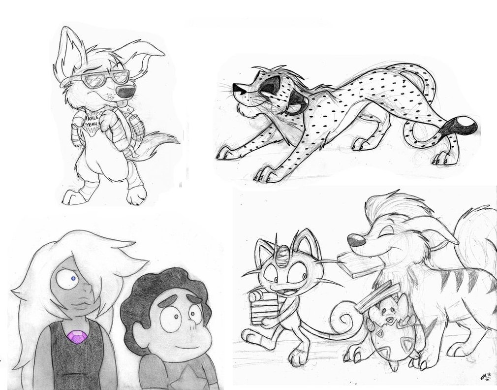 1010x792 Small Spring Sketch Dump By Socksthemutt - Spring Sketch