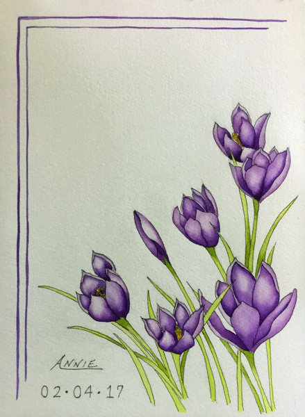 439x600 Spring Sketch Sketching And Painting The Moments - Spring Sketch