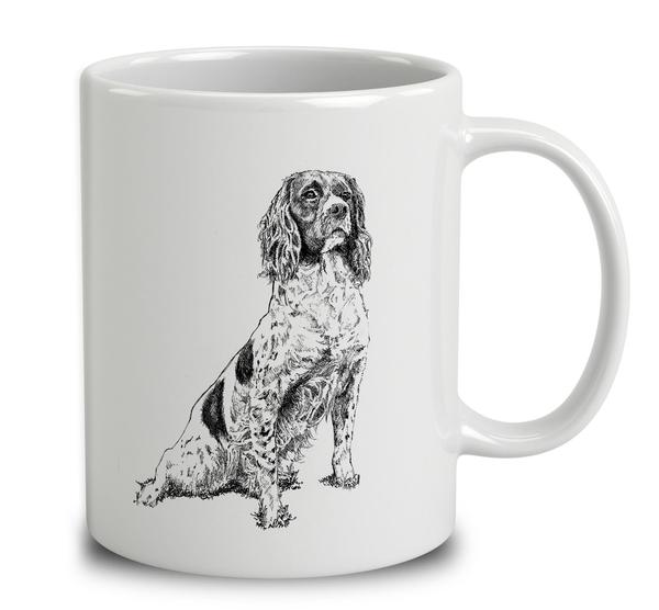 600x556 English Springer Spaniel Sketch Mug Empire - Springer Spaniel Sketch