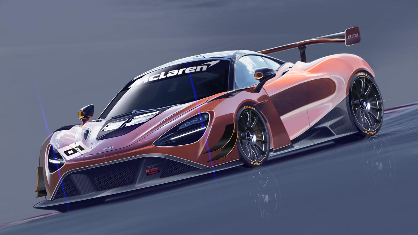 1333x750 New Mclaren 720s Gt3 Race Car To Begin Testing In 2018 Endurance - Sprint Car Sketches