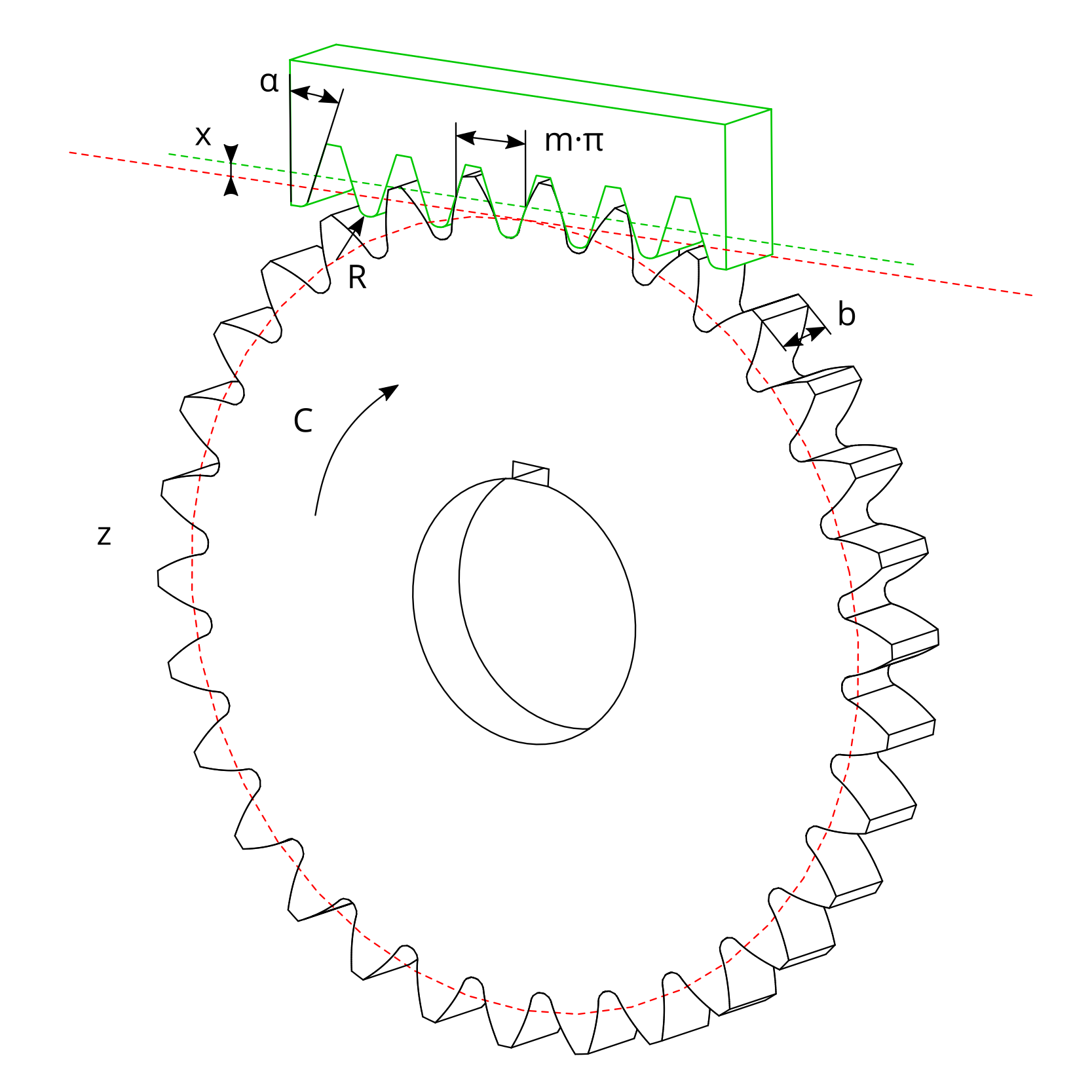 Spur Gear Sketch at Explore collection of Spur