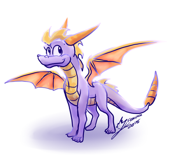600x564 Spyro Sketch By Feniiku - Spyro Sketch
