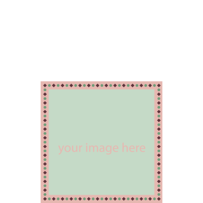 400x400 Your Sketch Square Coaster (2020 Cm.) Design No. 2. - Square Sketch