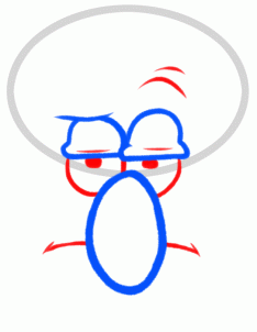 234x302 How To Draw How To Draw Squidward Easy - Squidward Sketch