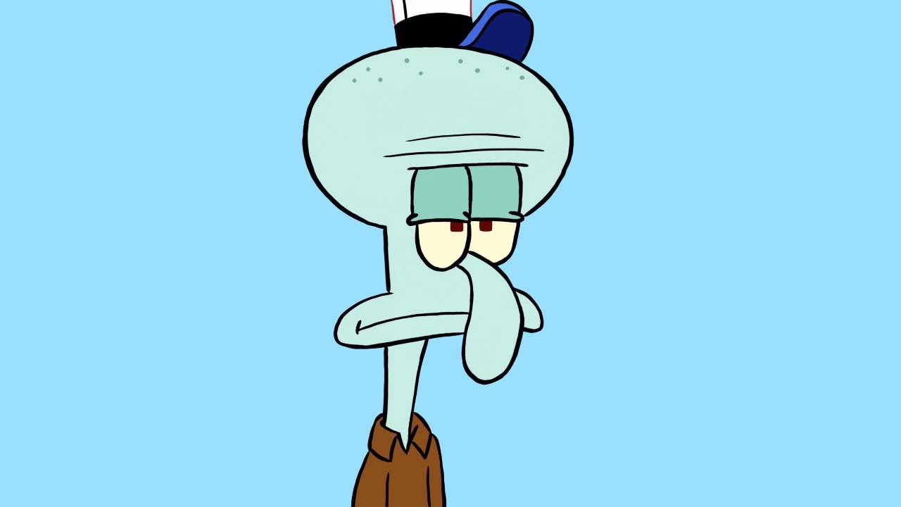 Squidward Sketch at PaintingValley.com | Explore collection of ...