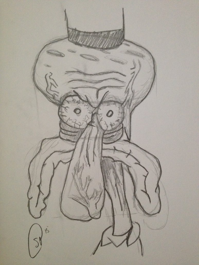 774x1032 Squidward Sketch By Snakerms - Squidward Sketch