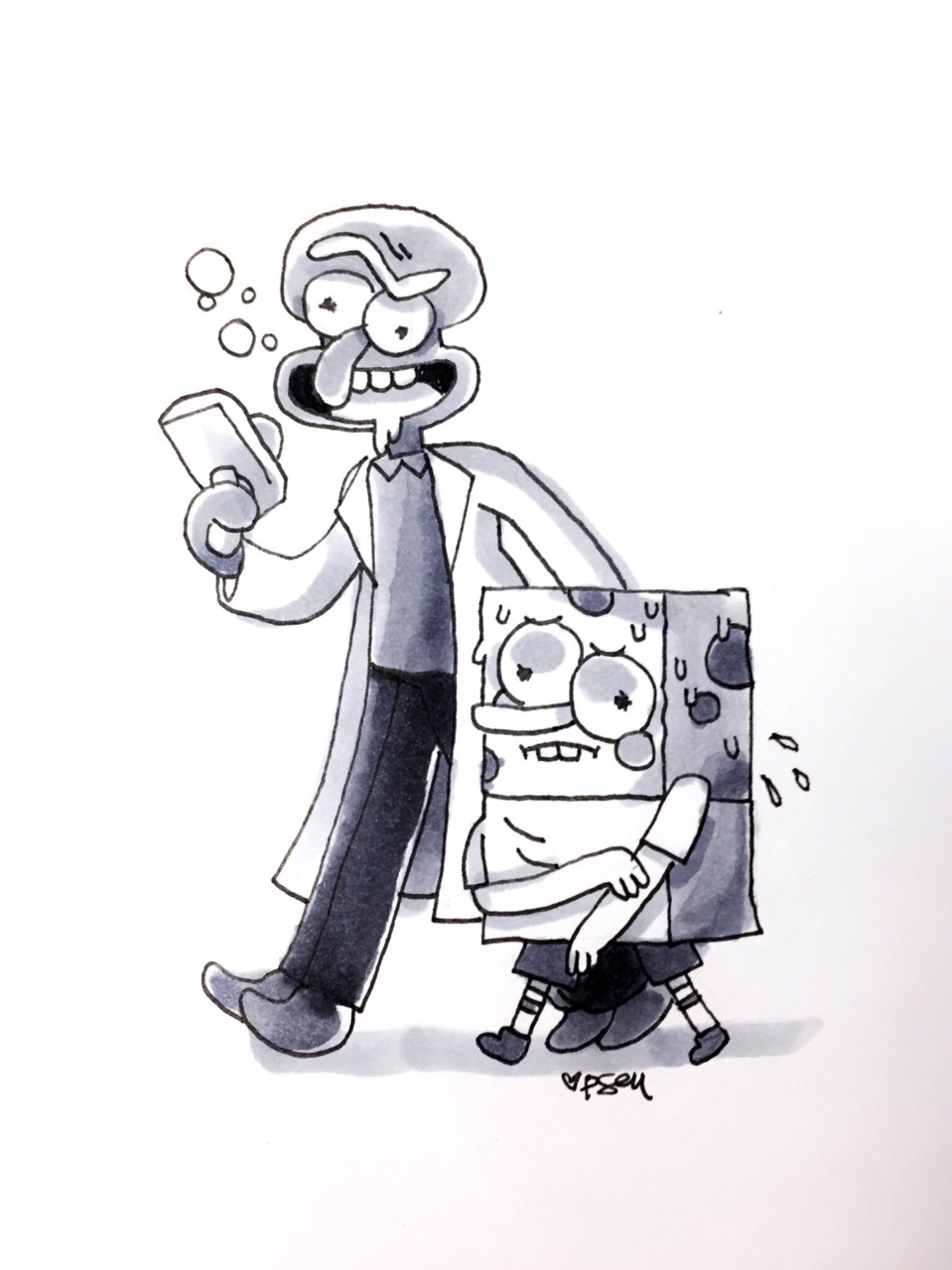 959x1280 Squidward And Spongebob Spongebob Squarepants Know Your Meme - Squidward Sketch