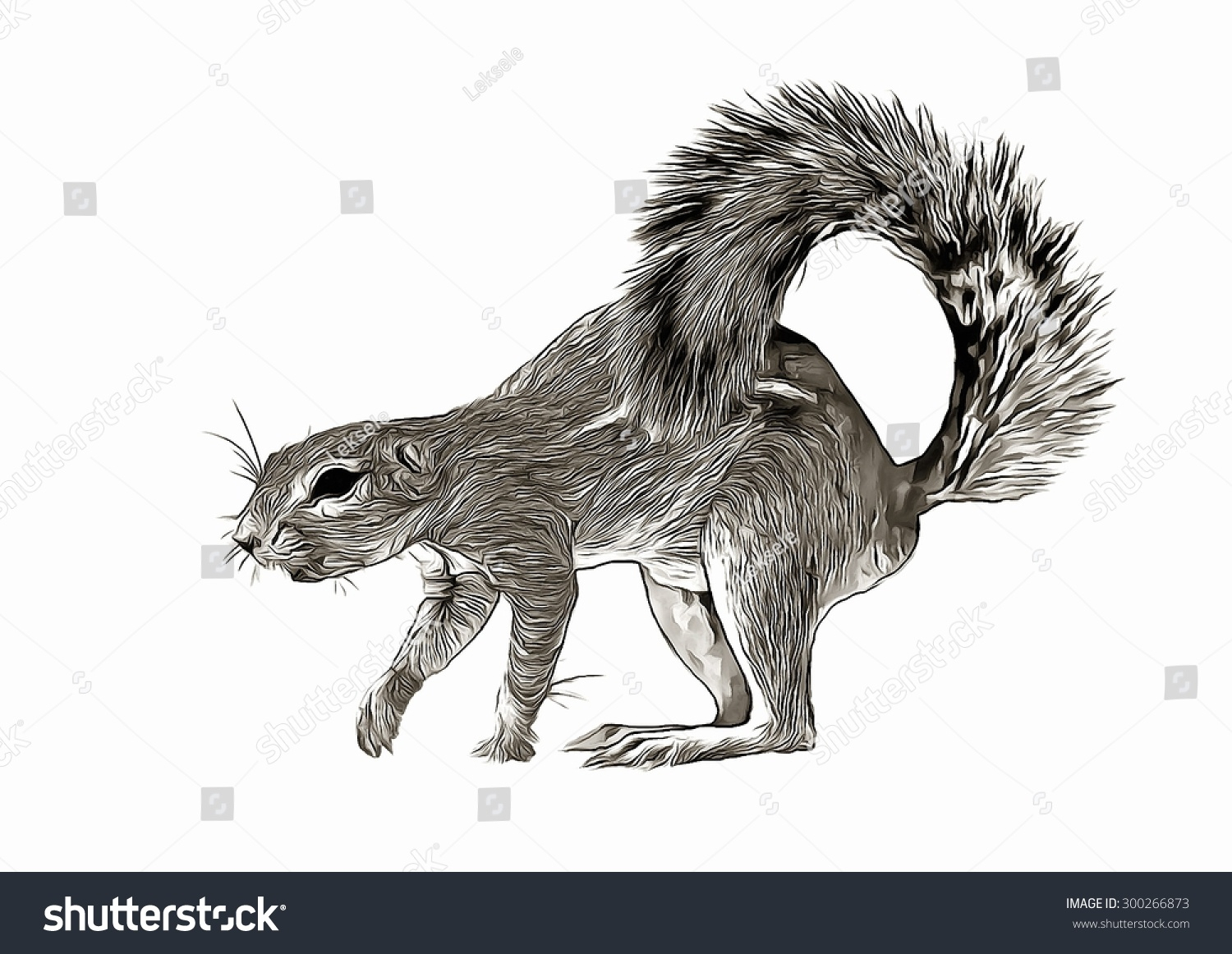 1500x1162 Pencil Sketch Of Squirrel Squirrel Pencil Sketch Stock - Squirrel Pencil Sketch