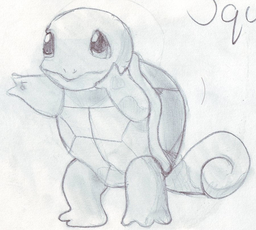 900x808 Squirtle Sketch By Caitykitty13 - Squirtle Sketch