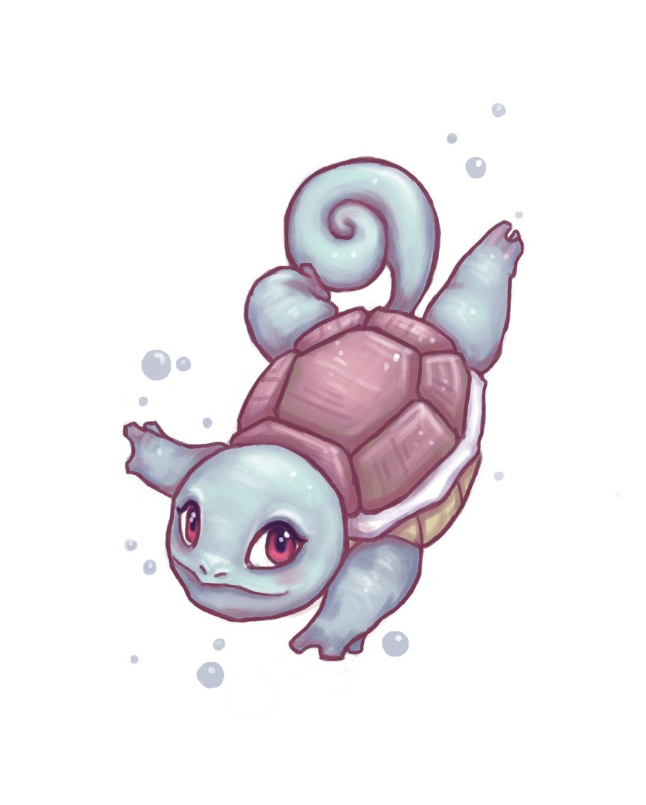 909x1132 Annie On Twitter When In Doubt, Squirtle. Fighting Art Block - Squirtle Sketch