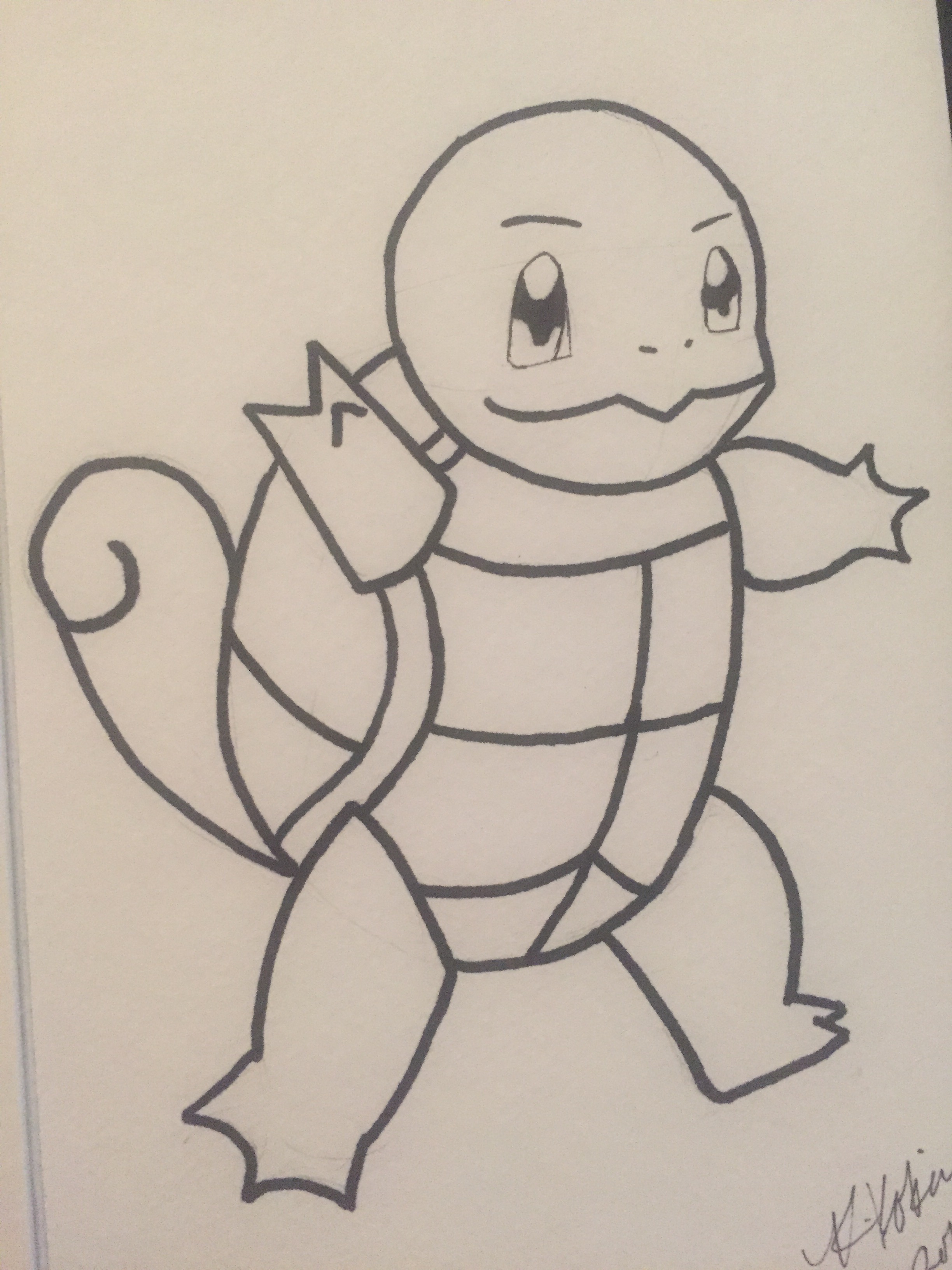 2448x3264 Manga Blog K. Kokinako - Squirtle Sketch