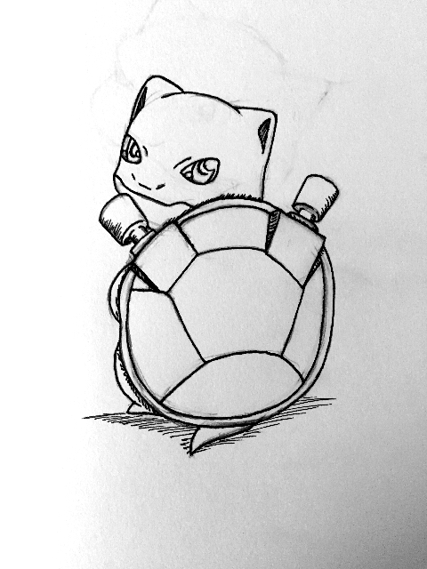 480x640 Blastoise!! I Love This Guy, Squirtle Was My First Pokemon What - Squirtle Sketch