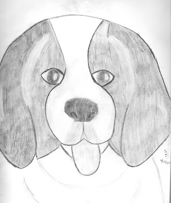 336x400 Brandykegs Saint Bernard Sketch - St Bernard Sketch