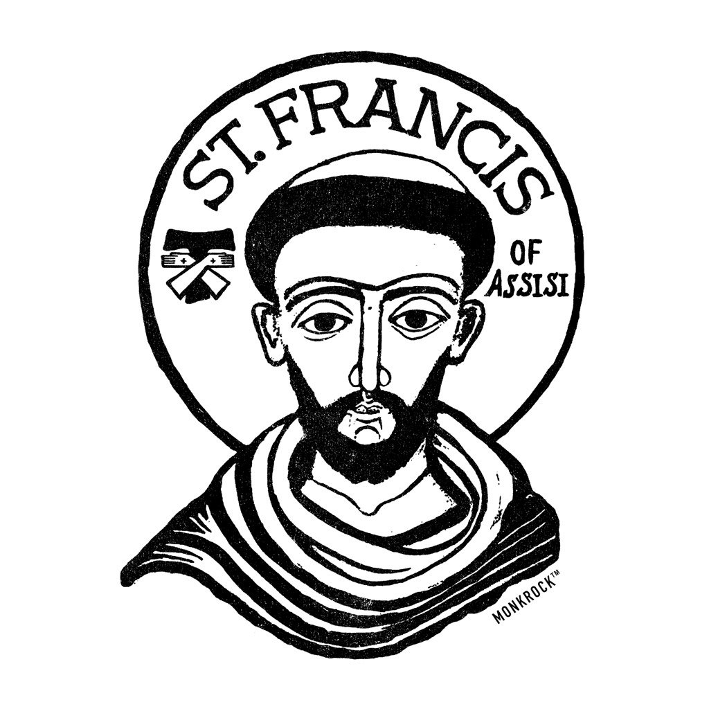1024x1024 Happy Feast Day Of St. Francis Of Assisi ! - St Francis Of Assisi Sketch