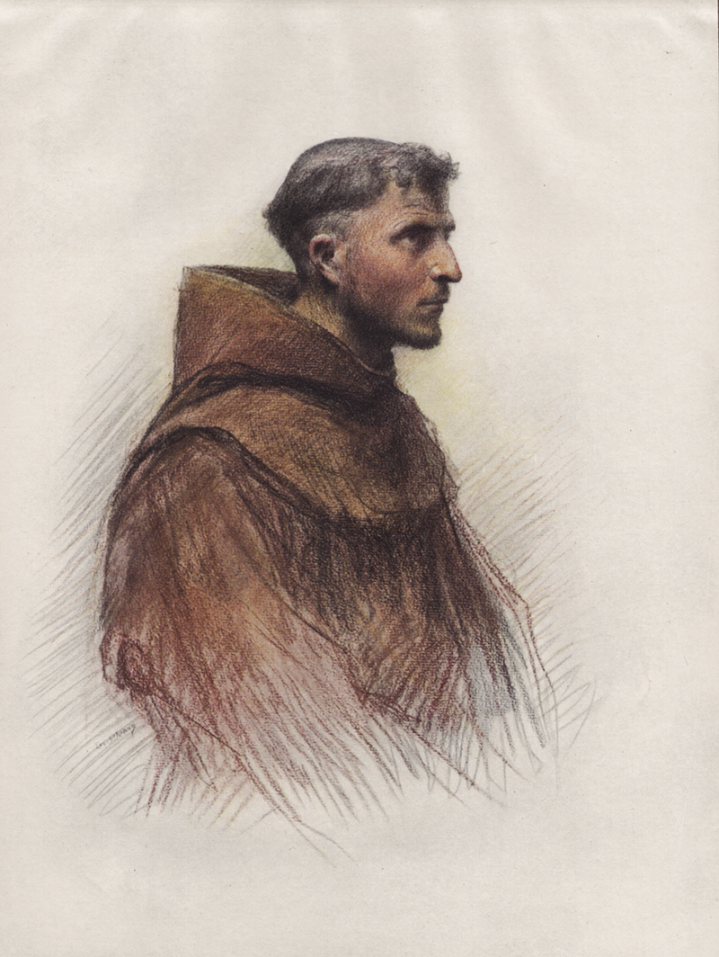 800x1064 St Francis Of Assisi - St Francis Of Assisi Sketch