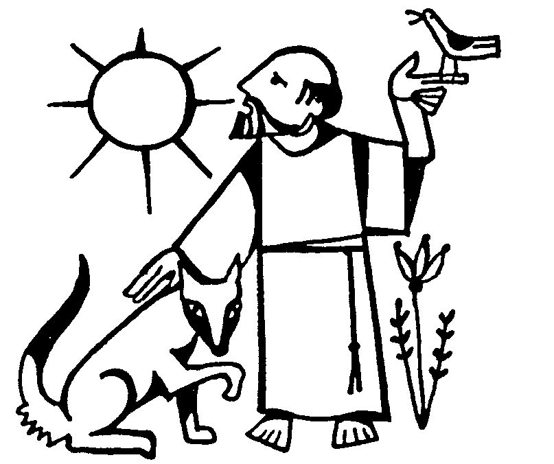 807x676 Unafraid We Will Show Our Faith By What We Do - St Francis Of Assisi Sketch